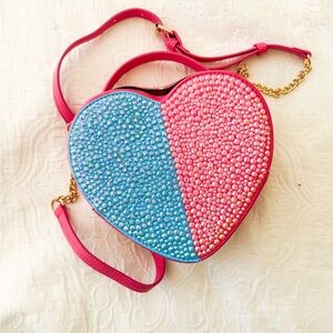 Handmade Sparkle Rhinestone Heart Purse (Disneybound/Festive)